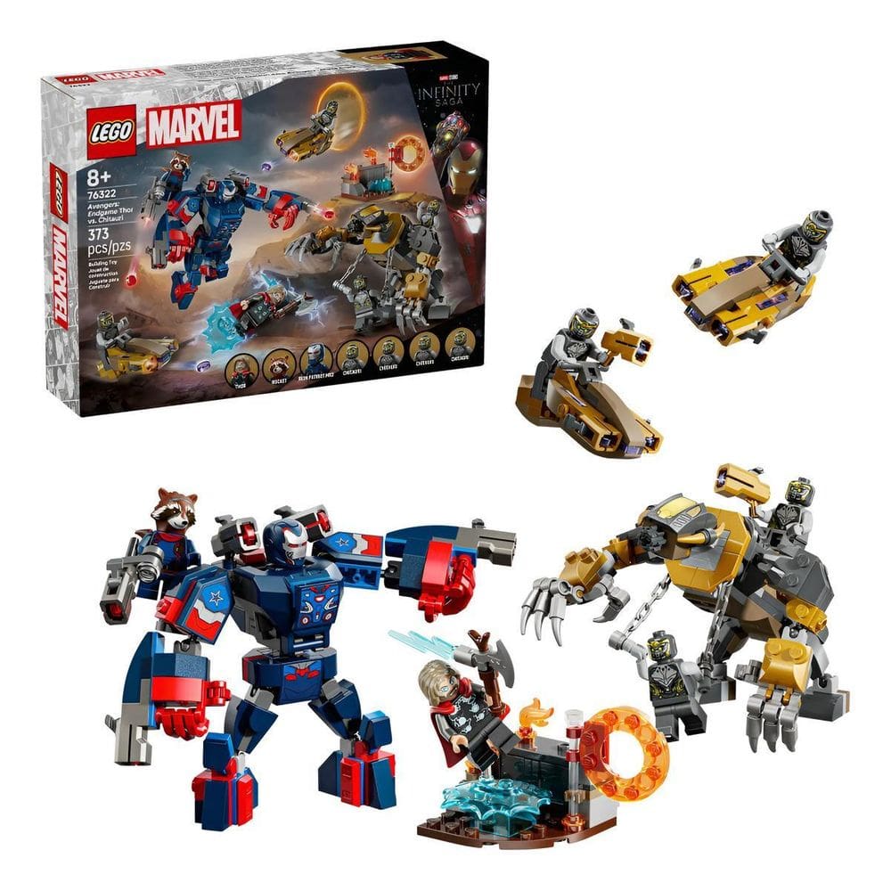 Super Heroes Vingadores Thor Vs Chitauri Lego 76322