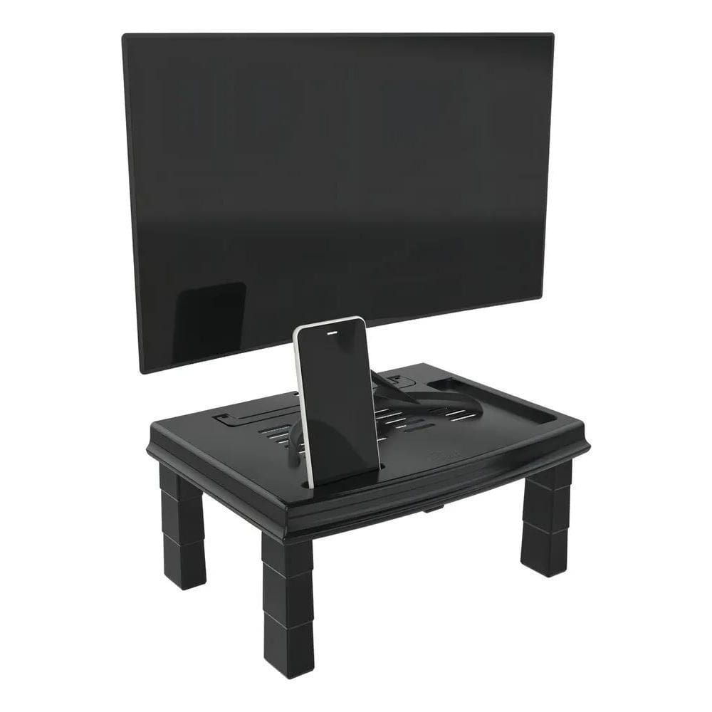 Suporte Para Monitor De Mesa 4 Níveis Reliza Ergodesk Preto