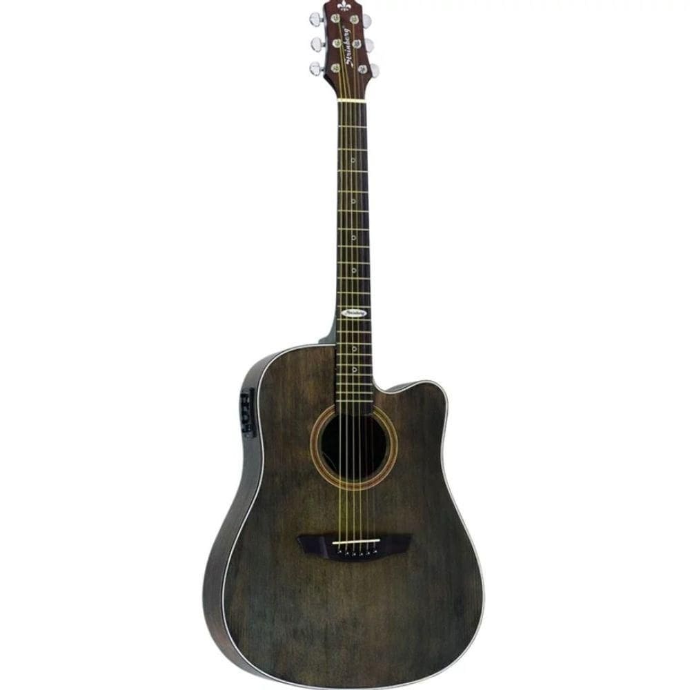 Violão Eletroacústico Strinberg Sd200c Aço Fosco Tobacco Satin