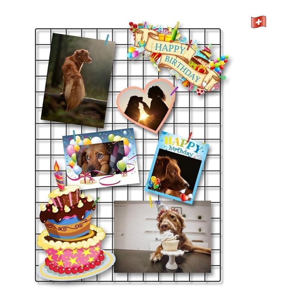 Memory Board Painel Fotos 60X80 Organizador Cozinha Jardim