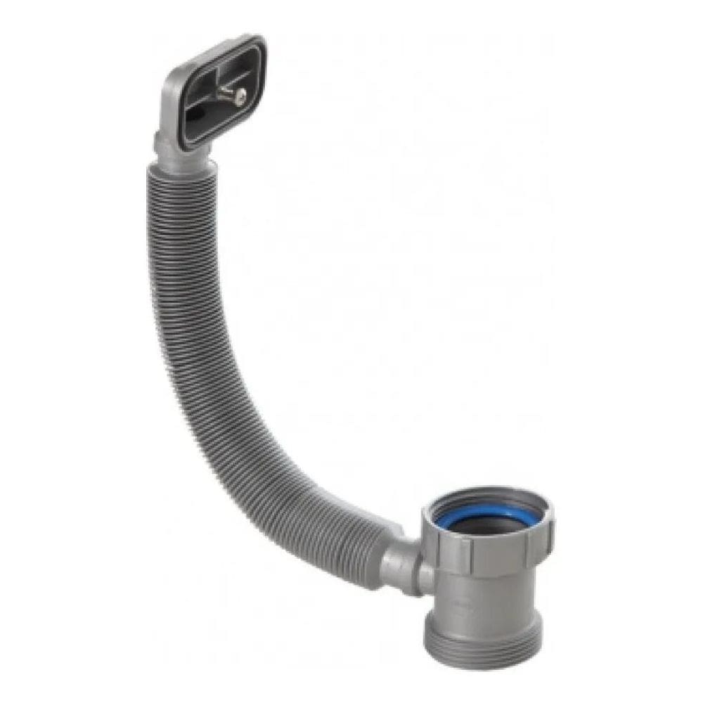 2X Tubo De Escoamento / Ladrão Para Pia Cozinha De Inox- Blu