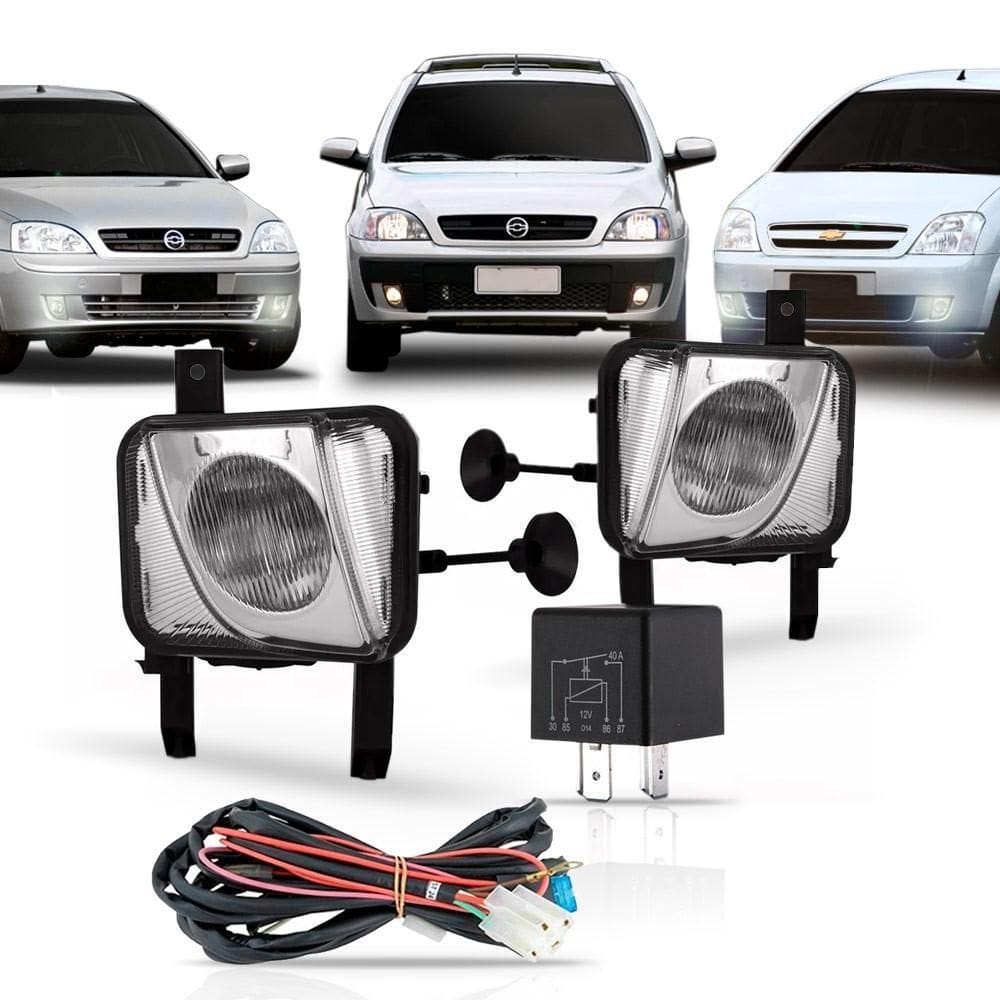 Kit Farol De Milha Corsa Meriva Montana 2002 2010