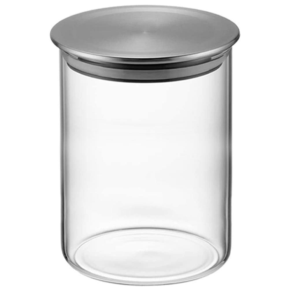 Pote Vidro Tampa Hermética Borossilicato E Inox 550Ml Lyor