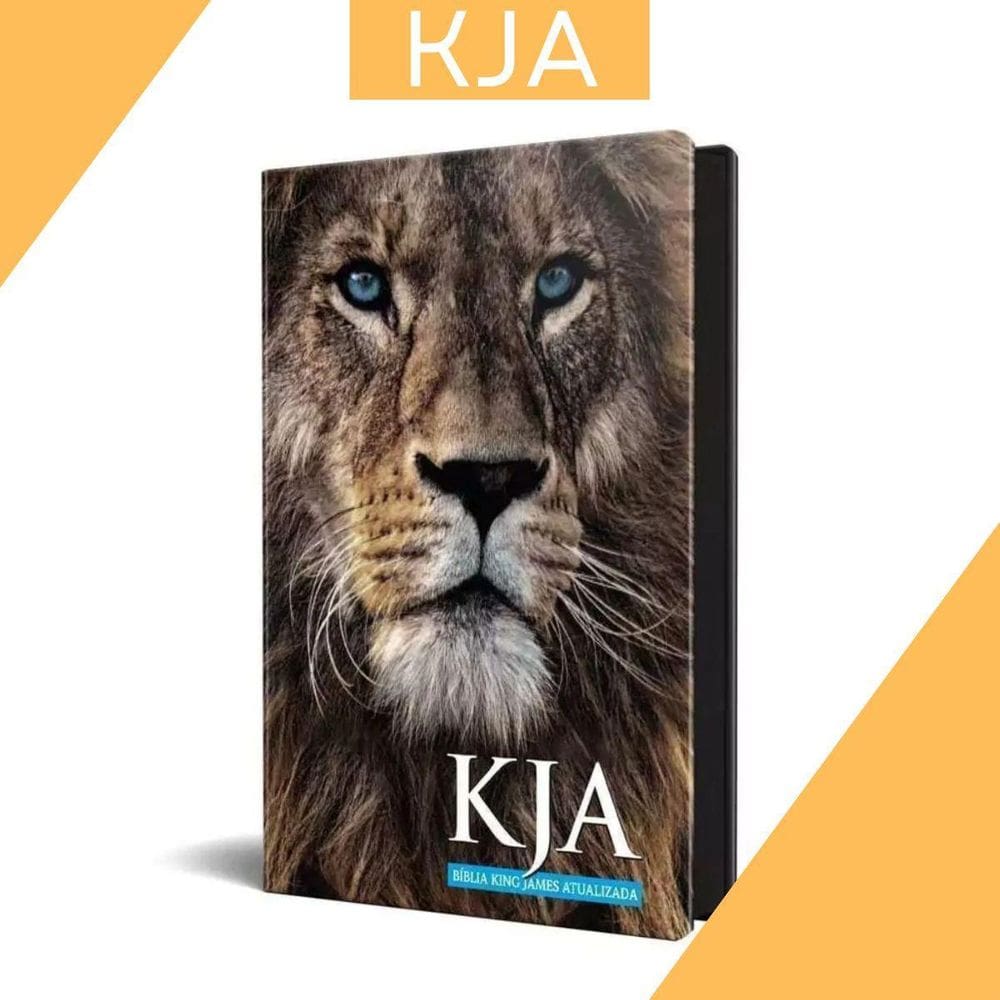 Biblia Sagrada King James Leão Adonai Capa Dura Ebenezer