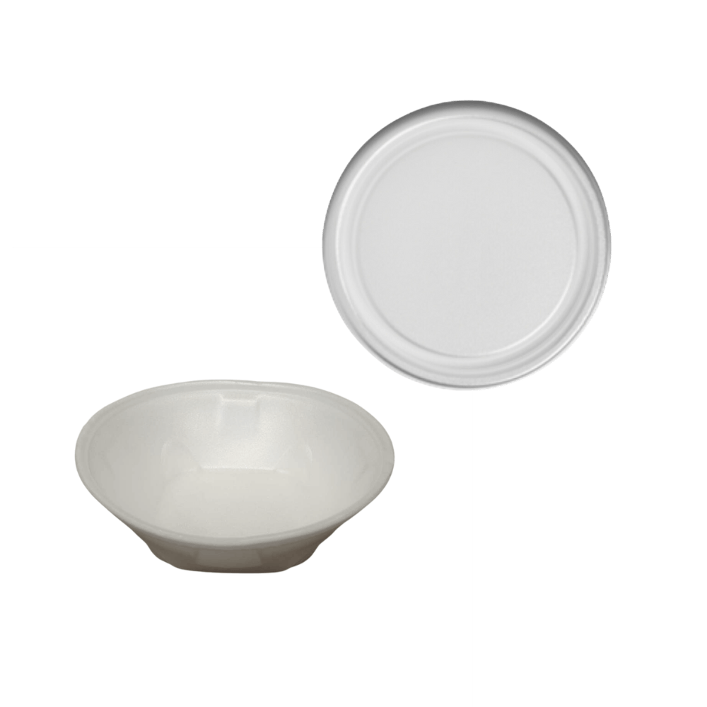 Marmitex e tampa de Isopor 750ml Bom Apetite com 100 unidades - BM102