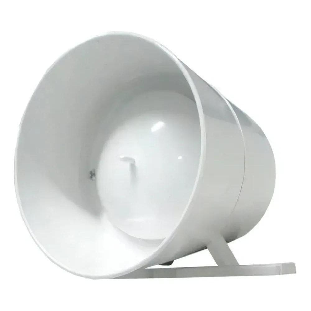 2X Sirene Externa Modelo Gk 10 Branca Glk