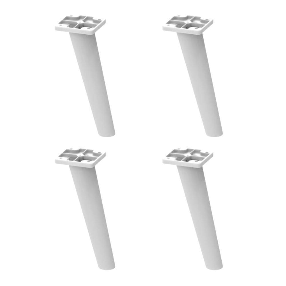Kit 4 Pés Palito Retrô Para Paneleiro-balcão 70cm-balcão Canto Veneza Multimóveis Mp3077 Branco
