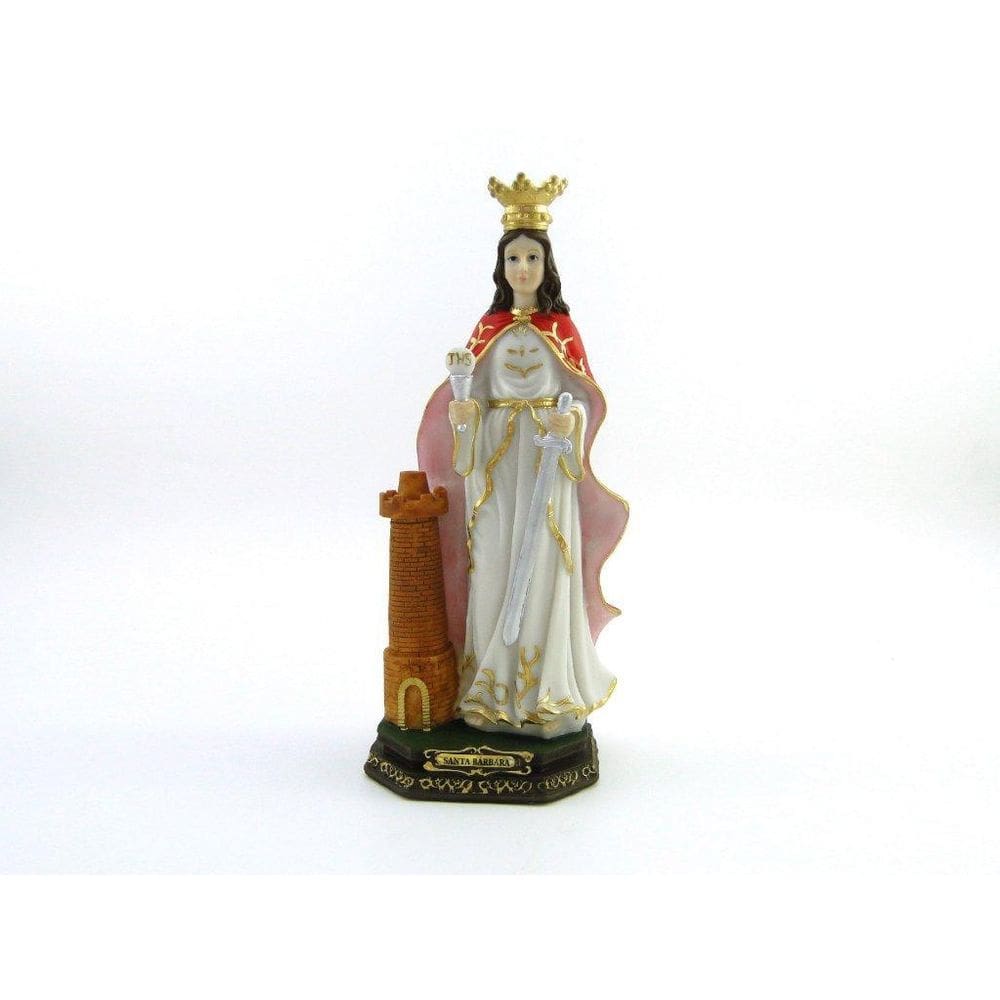 Imagem Santa Bárbara Resina 30 Cm