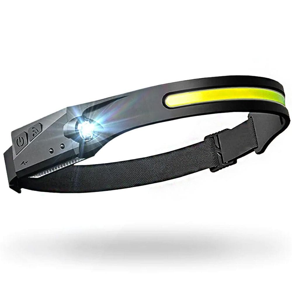 Lanterna de Cabeça LED 3W 350 Lumens USB À Prova D`Água