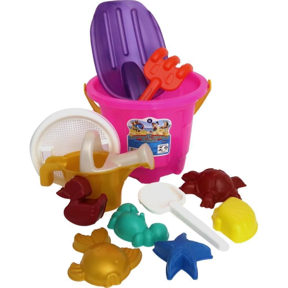 Baldinho De Praia Kit Aventura No Castelo 20Cm S