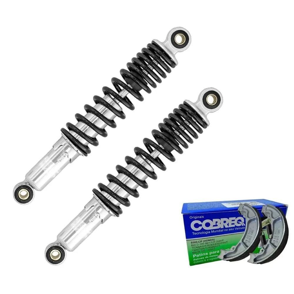 Par Amortecedor + Lona Cobreq Titan Fan 125 150 2000 A 2018