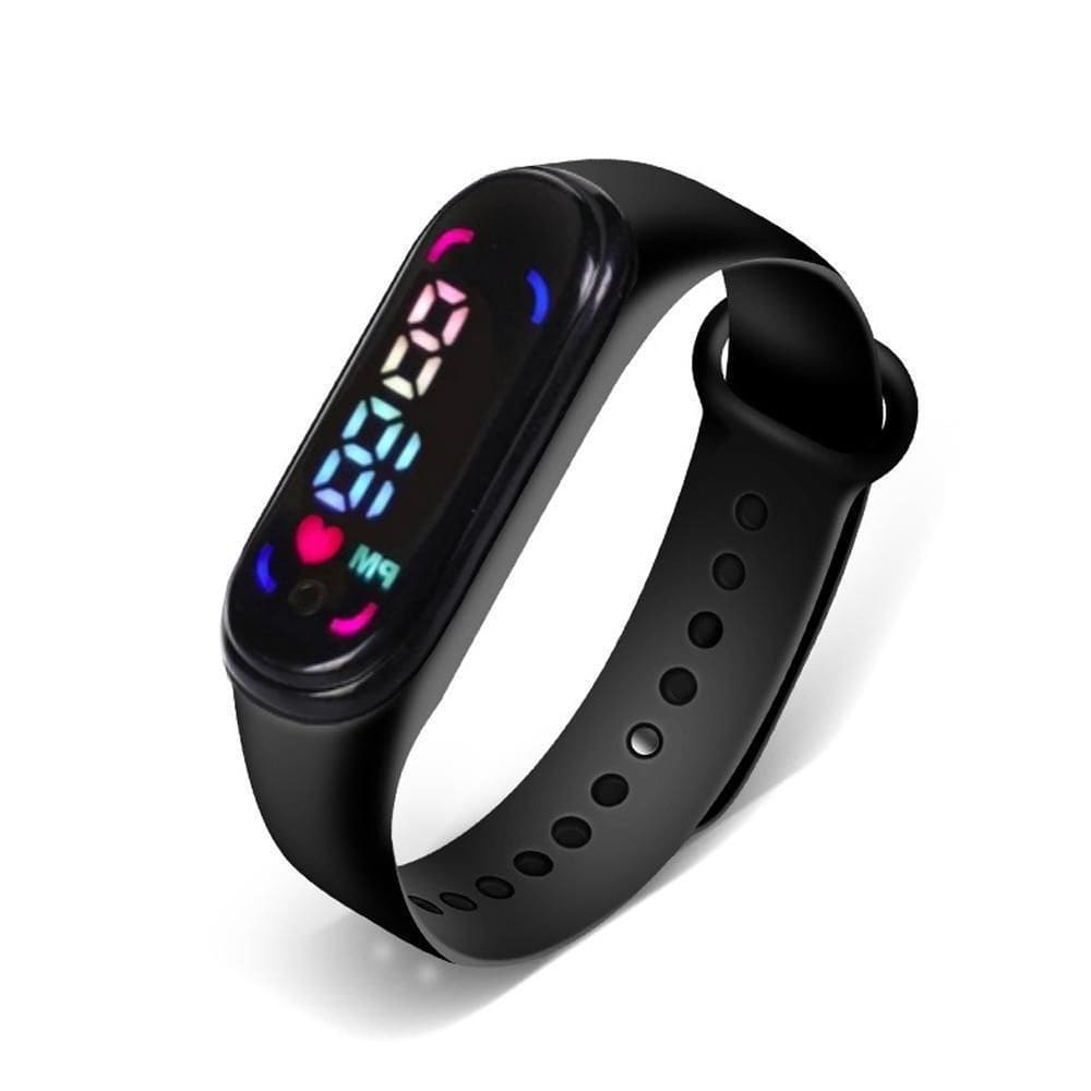 Relógio Digital Esporte Bracelete Led Adulto Infantil Barato