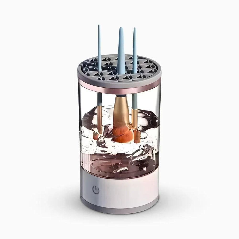 Lavador Pincel Maquiagem Eletrico Rapido Pratico Recarregave