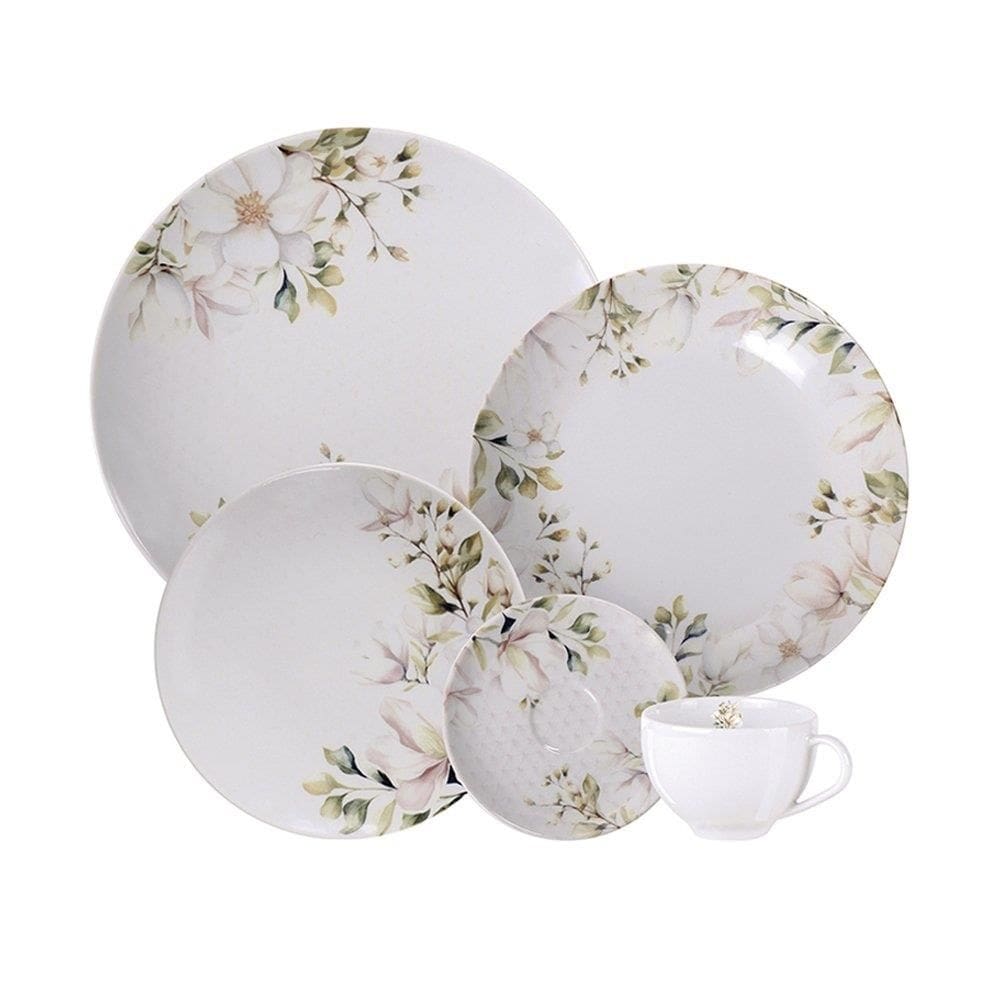 Aparelho de Jantar/Chá Tramontina Magnolia 20 Peças