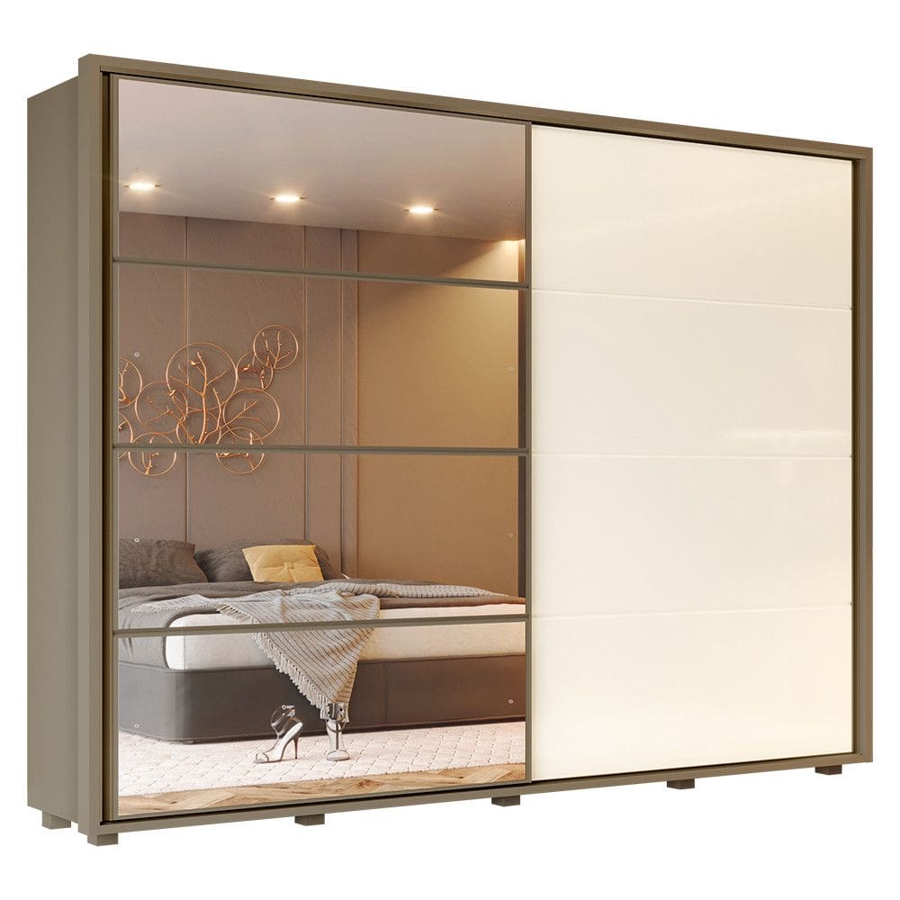 Guarda Roupa 2 Portas 6 Gavetas Henn D209-108