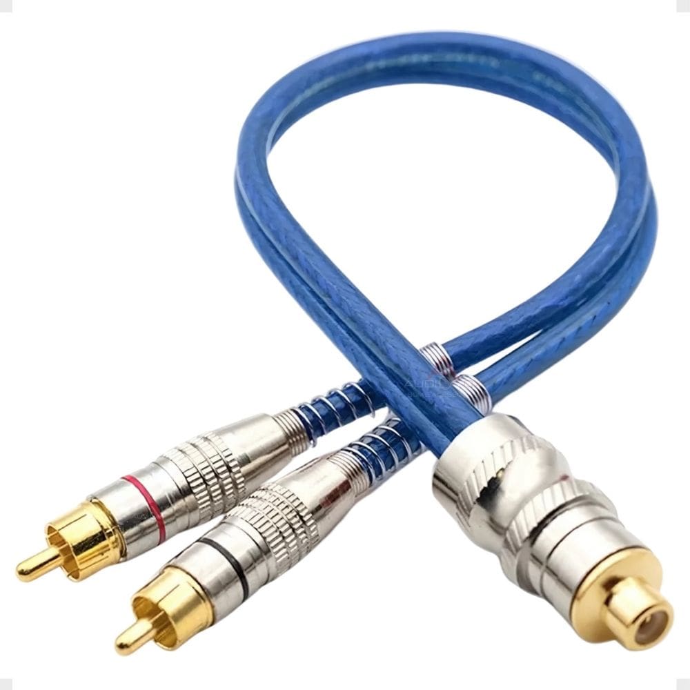 Cabo Y Rca 2m 1f Prime Plug Metal Svart