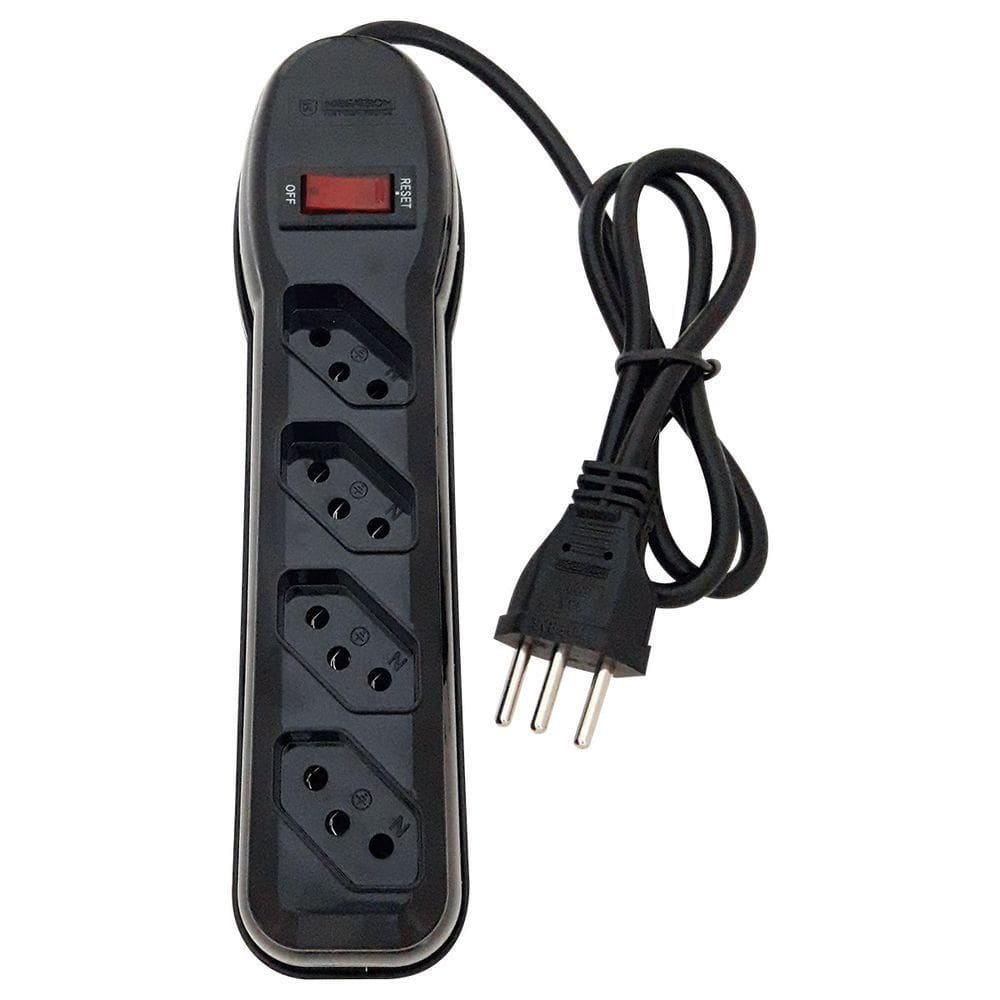 Filtro De Linha 4 Tomadas Pp 0,75, Comprimento 1 Metro