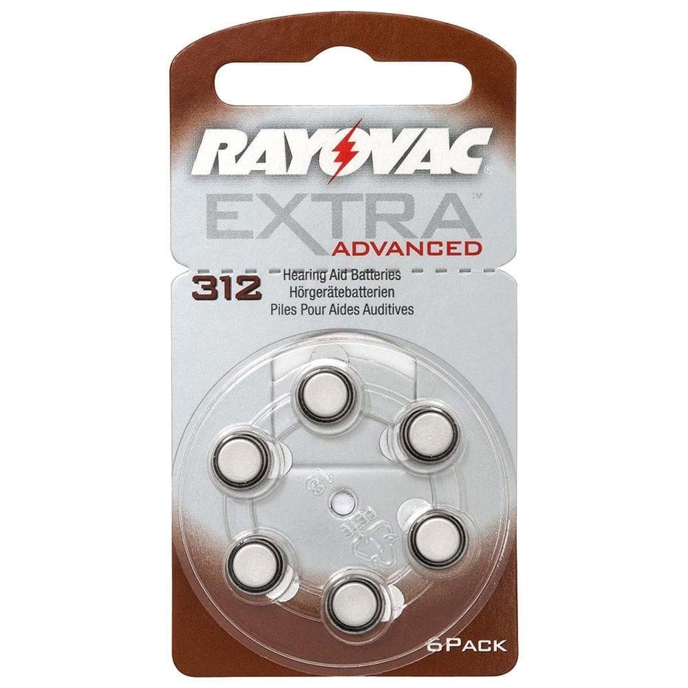 Bateria Auditiva Tamanho 312 Com 6 312aux-6xebra
