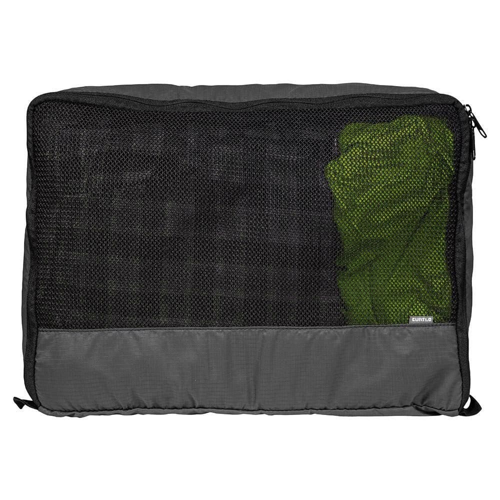 Necessaire Curtlo Mesh Organizer Médio Cinza