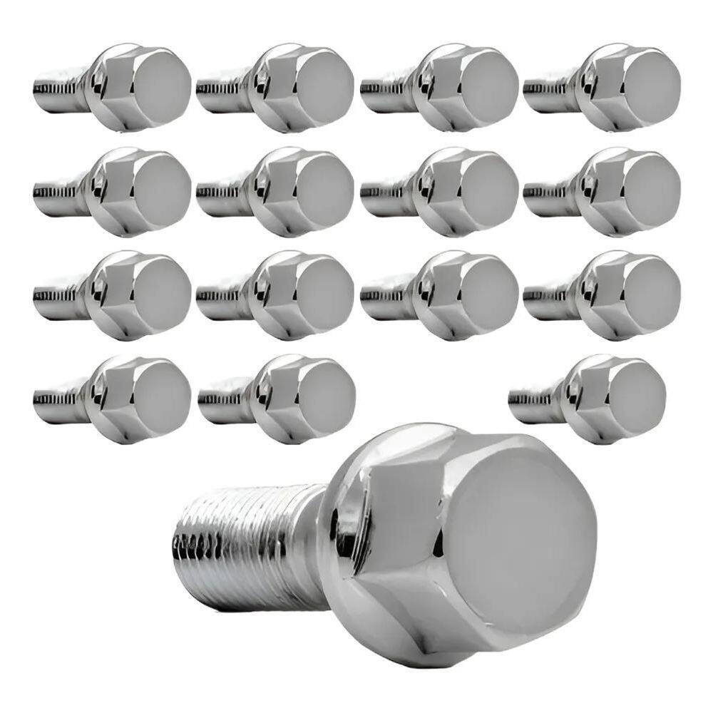 Jogo 16 Parafuso Cromado Roda Corsa Celta Montana Prisma