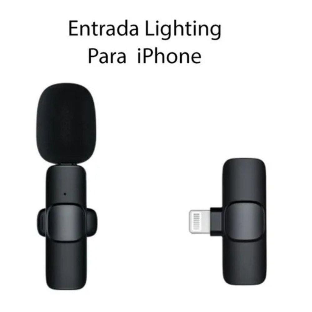 Microfone Lightning De Lapela Com Áudio Nítido