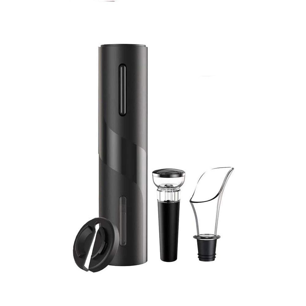 Kit Abridor De Vinho Elétrico Saca Rolhas
