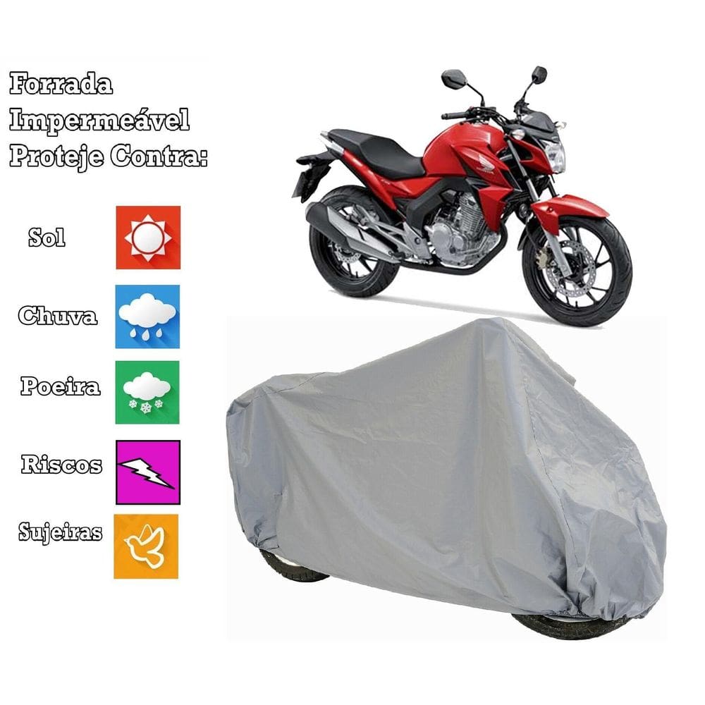 Capa Cobrir Moto Honda Twiter 100 % Impermeável E 100%