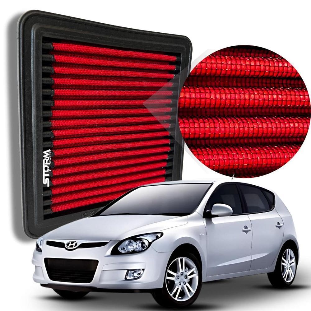 Filtro Ar Esportivo Hyundai I30 2.0 16V Flex Ano 2008 A 2013