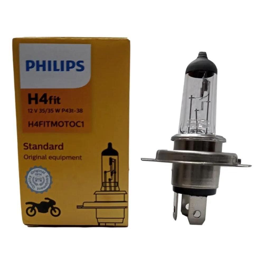 Lâmpada Farol H4 Moto Fazer 150/Factor 150  35W Fit  Philips