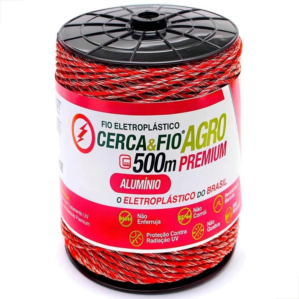2X Fio Eletroplástico Igecast Alumínio 9X6 Laranja Inteiro 5