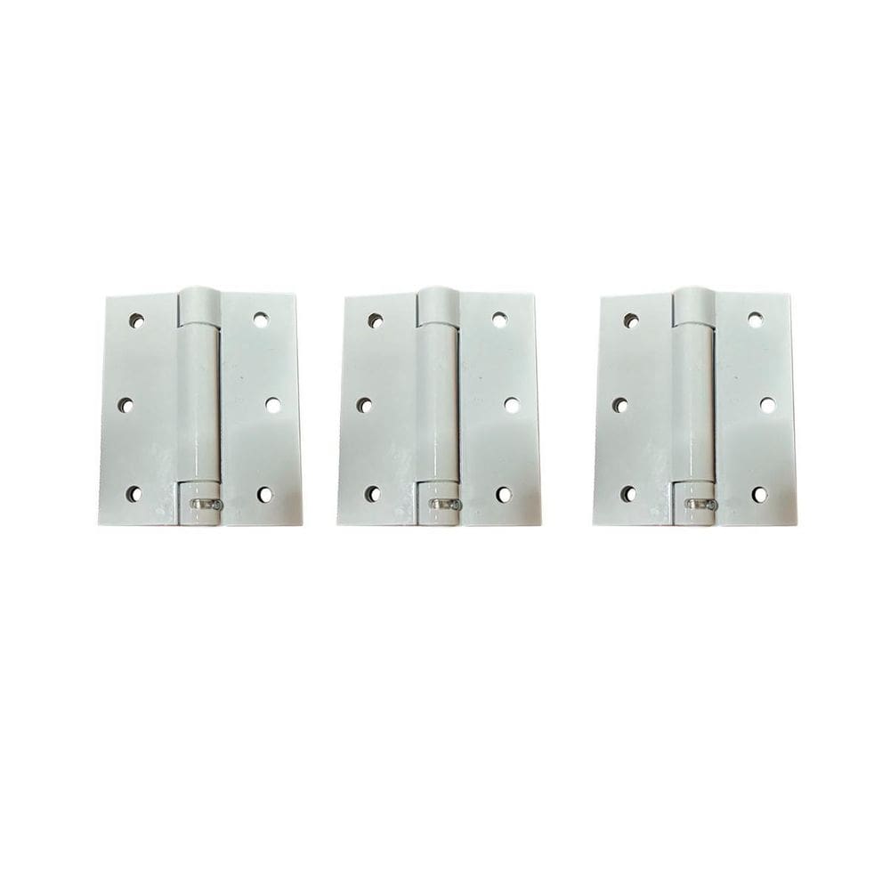 03 Dobradiça Com Mola Fechamento Automático E Suave Branco
