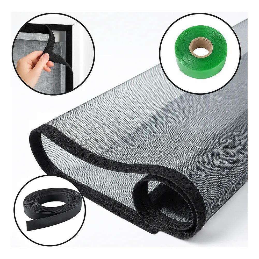 2X Protetor Janela Tela Mosquiteira Insetos Mosquito Pernilo