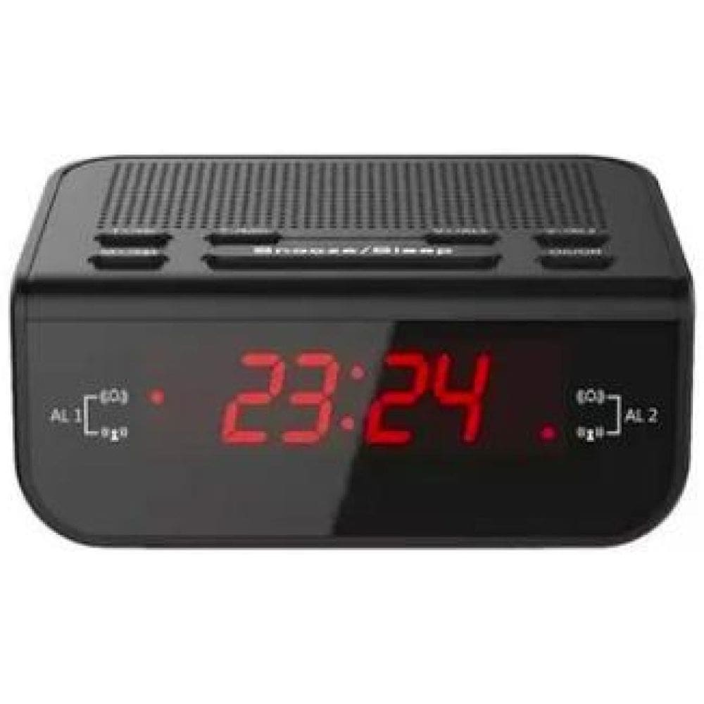 Rádio Digital De Cabeceira Despertador Visor Lcd