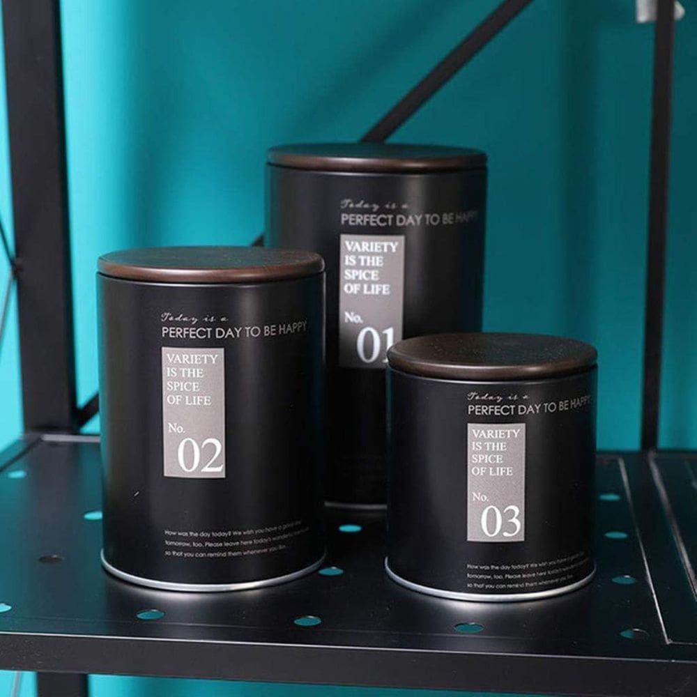 Kit Pote Redondo Porta Mantimentos Conjunto 3Peças