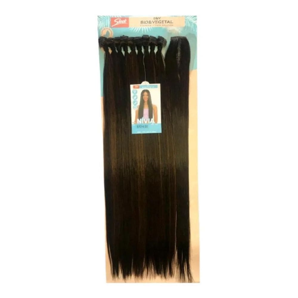 Cabelo Orgânico Liso - Nívia - Bio Vegetal - 75Cm - 320G