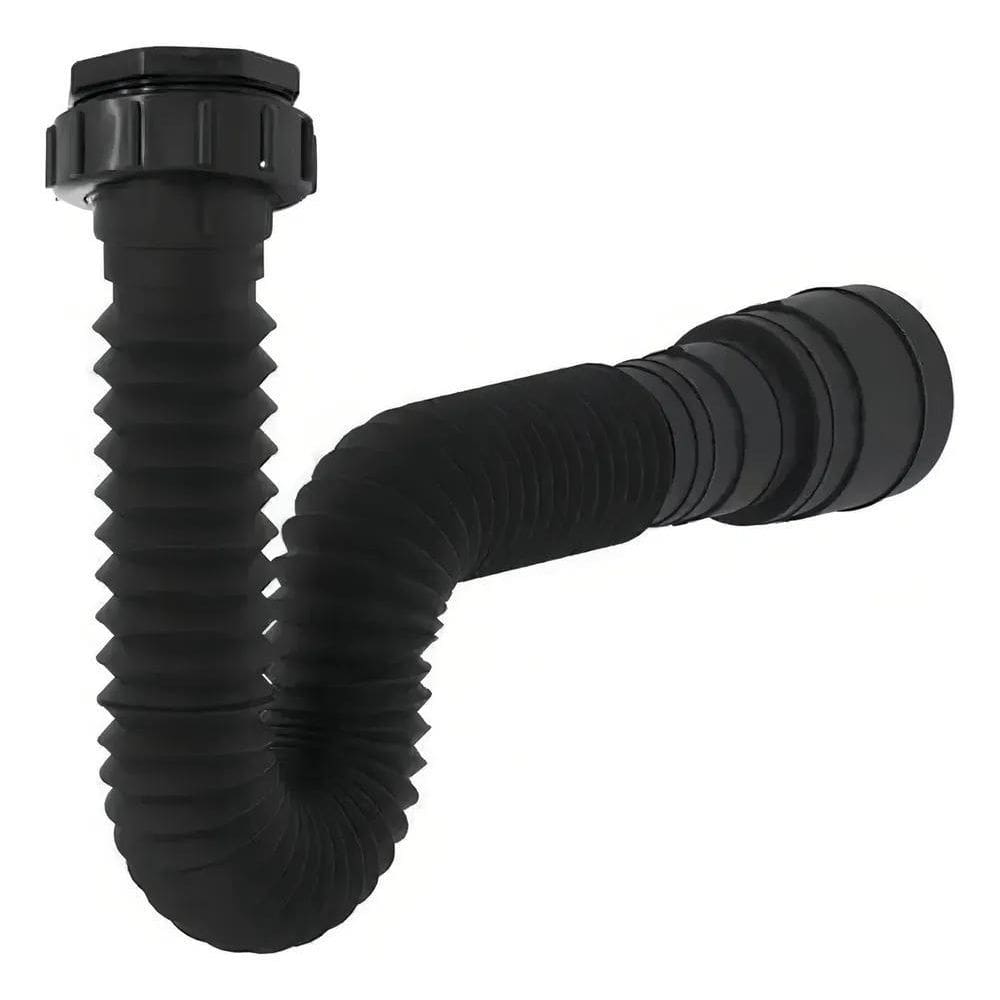 2X Tubo Extensivo Sifão Sanfonado Universal Linha 70Cm Bluki
