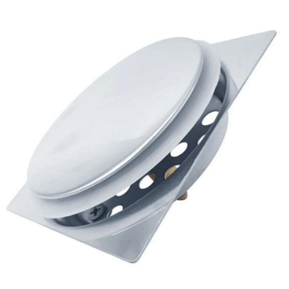 Ralo Click Inox Inteligente Quadrado 10X10Cm Para Banheiro
