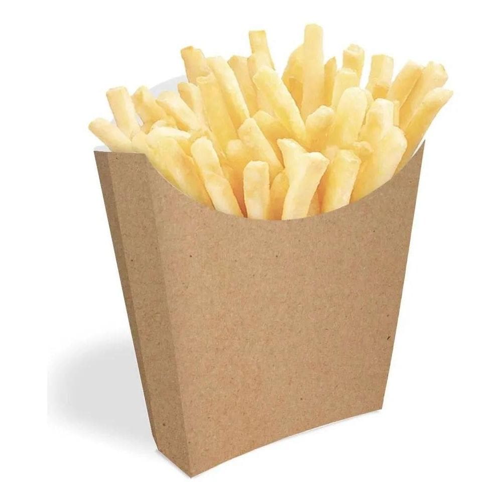2X Caixinha Para Batata Frita - Kraft - 100Un