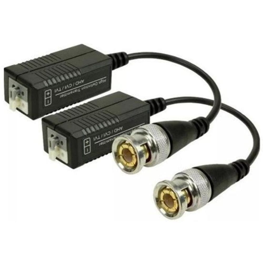 Kit 10 Pares Vídeo Balun Ahd/Hdcvi Cftv