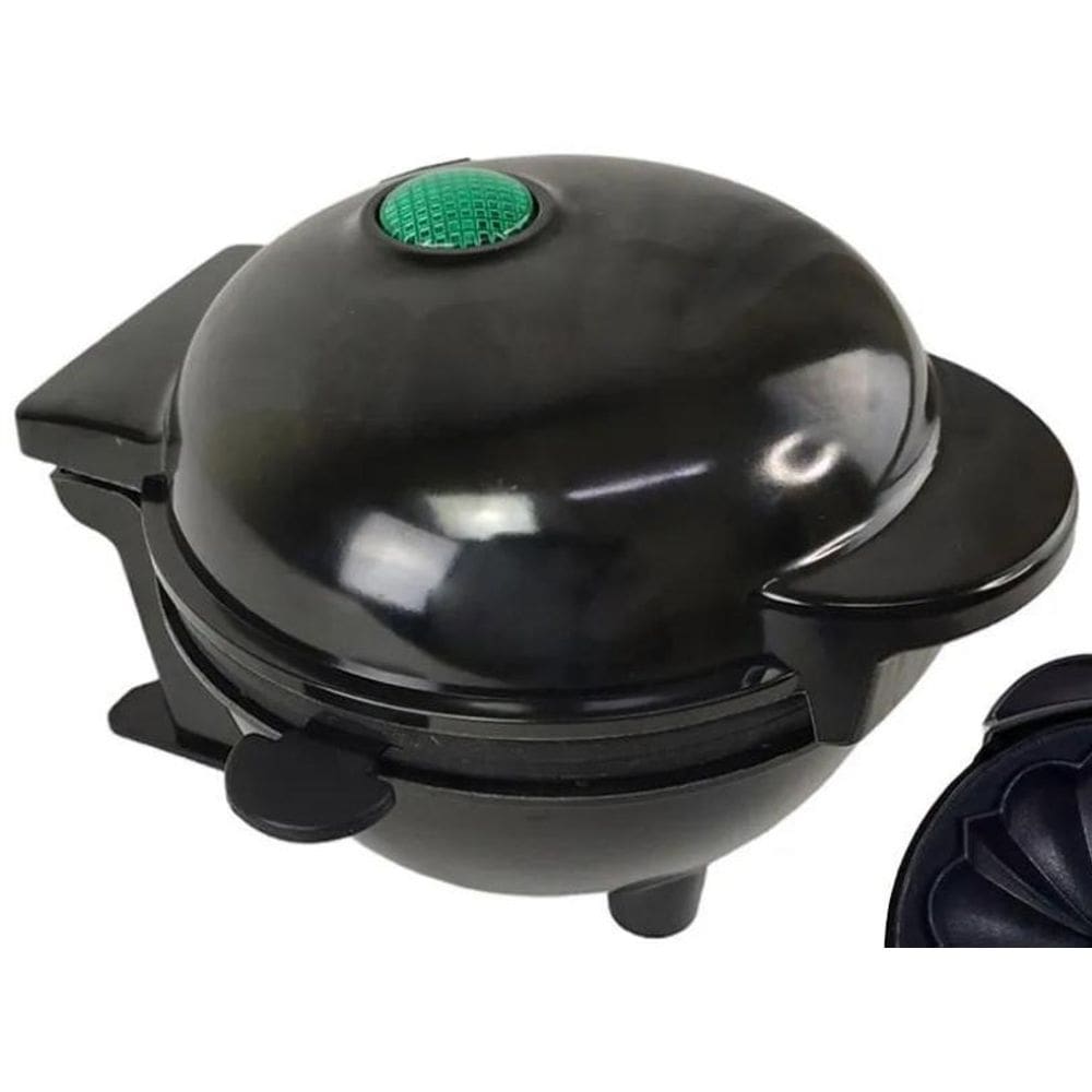 Mini Máquina De Bolo Tortas Omelete Pudim Hyllus 220V Preto
