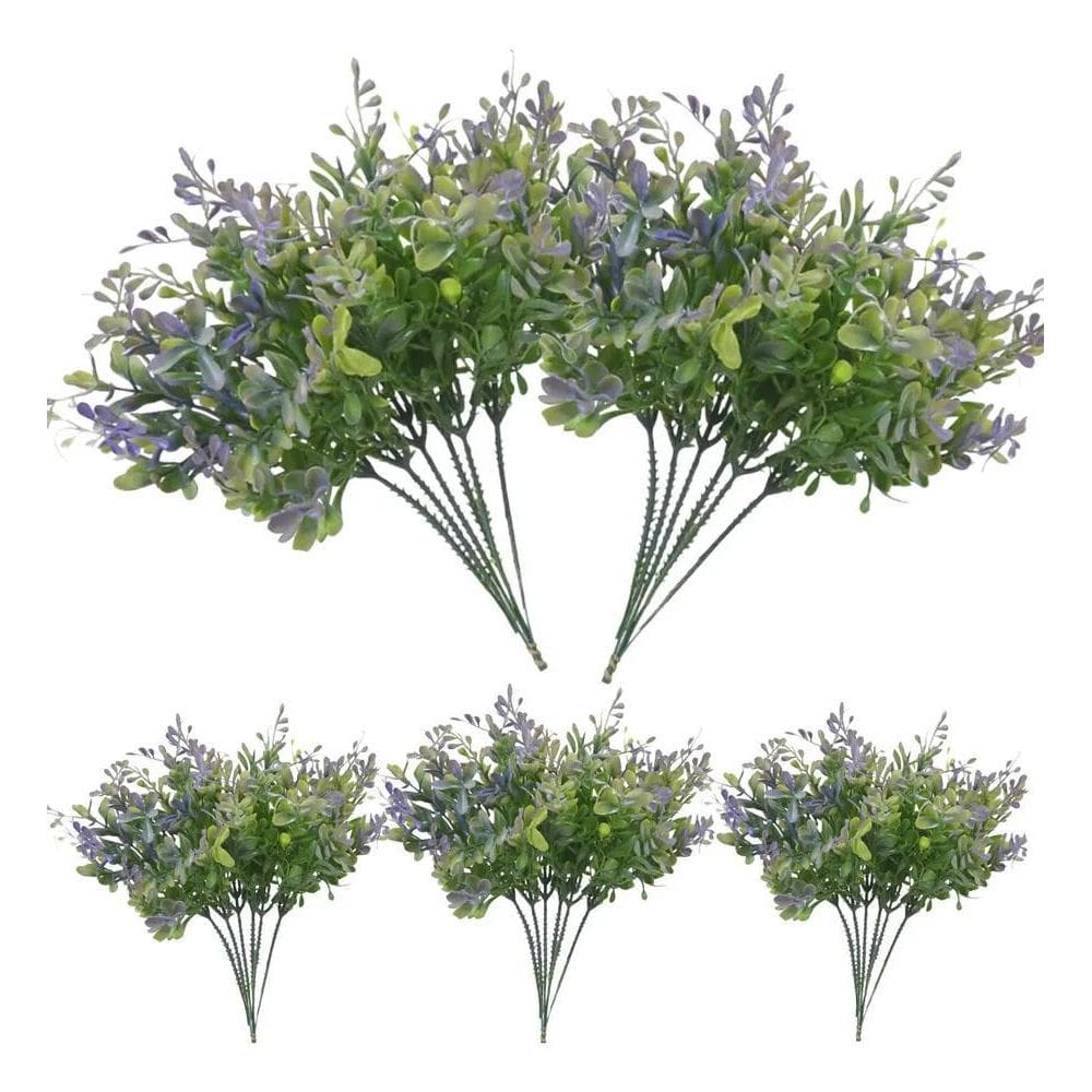 Kit 24 Matinhos Verdes Artificiais Decoração Arranjo