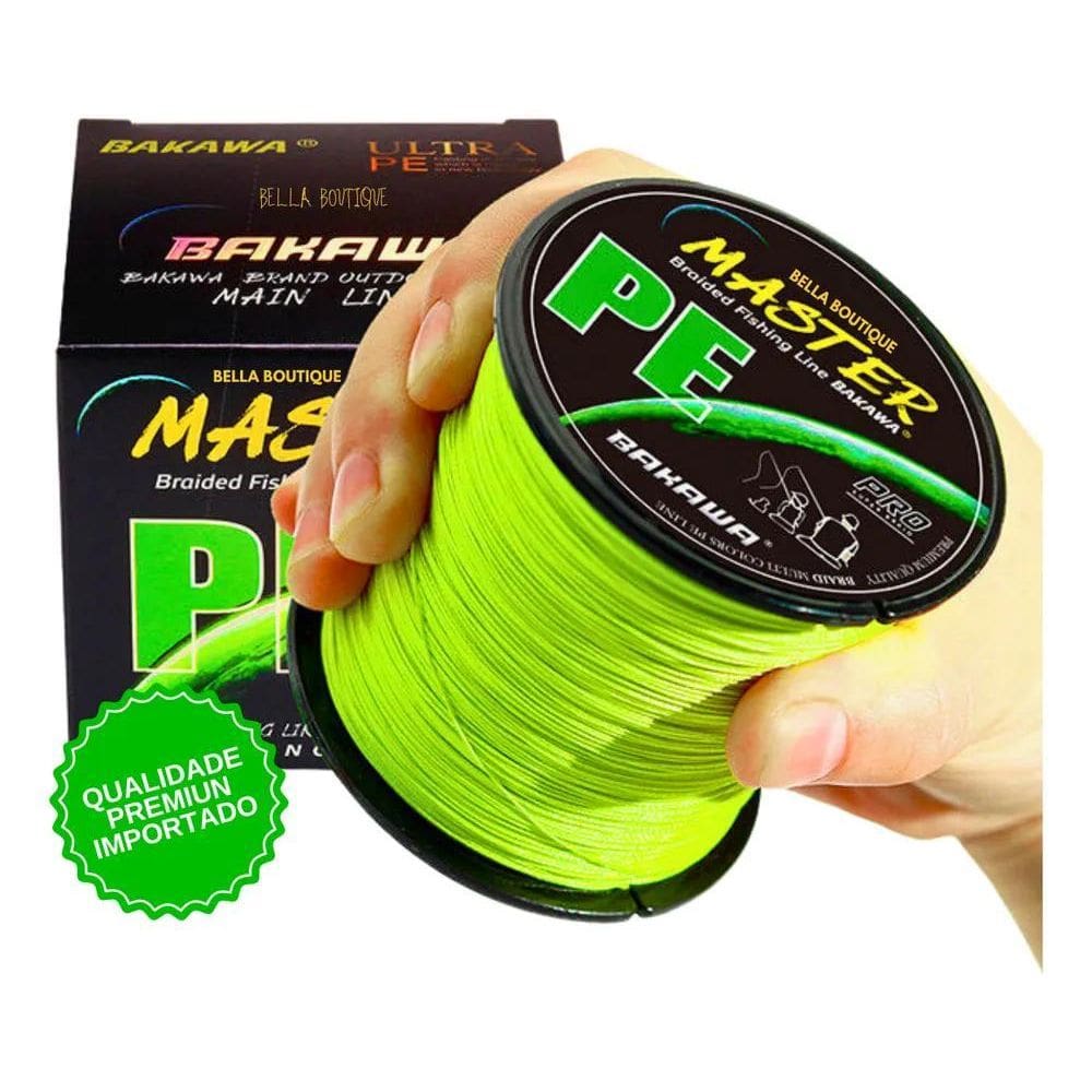 2X Linha De Pesca Multifilamento 500M Carretel Com 500 Metro