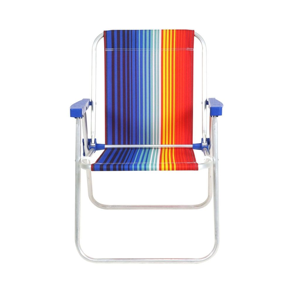 Cadeira De Praia Alta Em Aluminio - Bel Fix