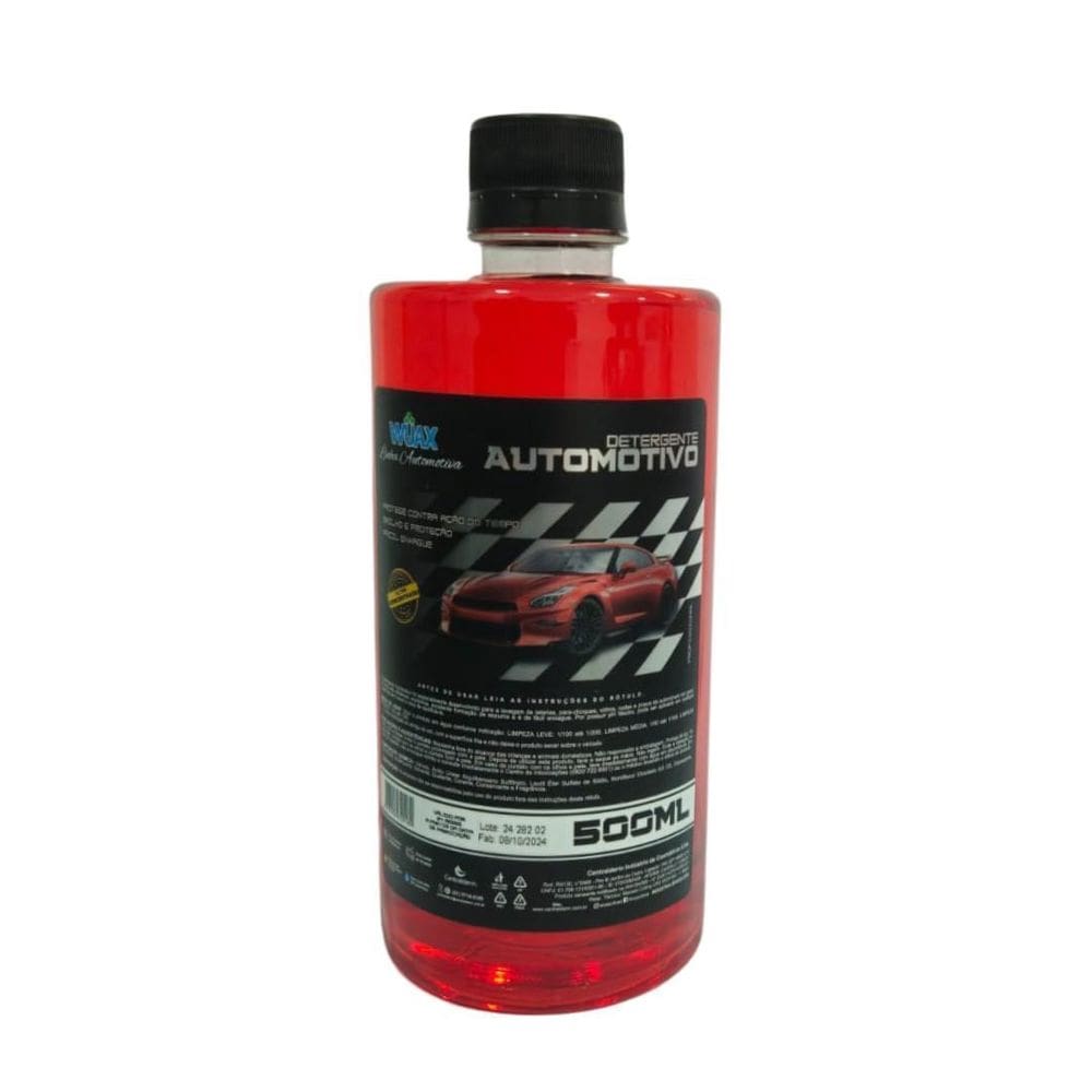 Detergente Automotivo Ultra Concentrado 500Ml - Wuax