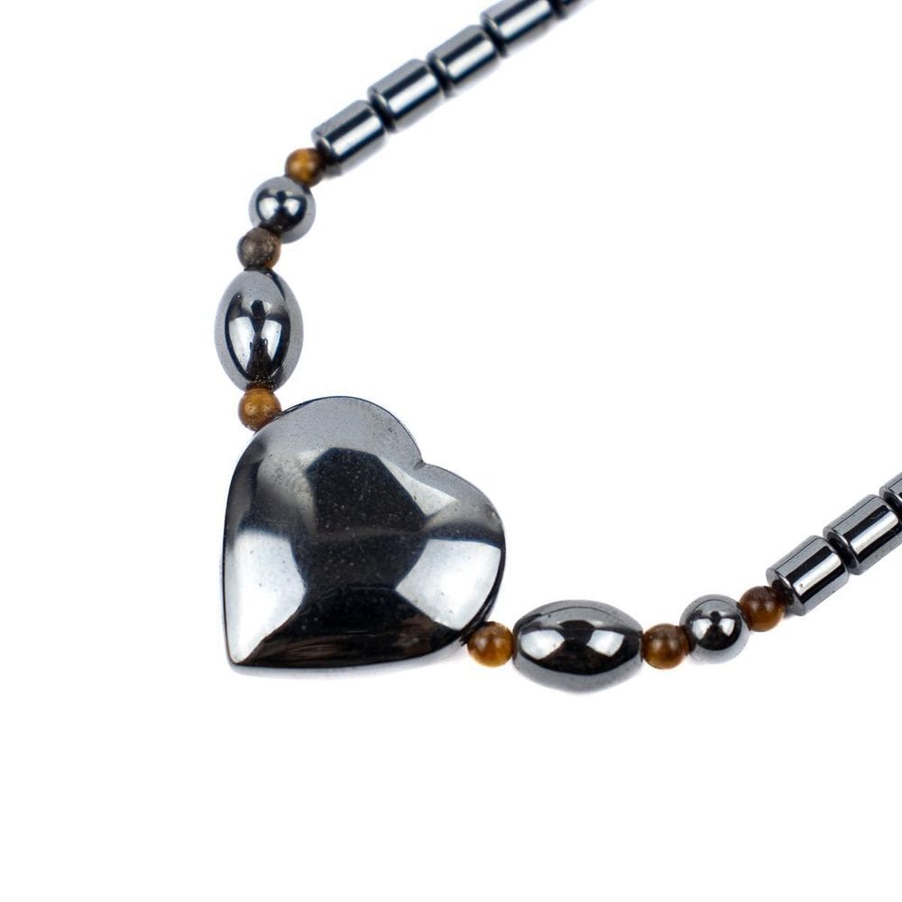 Colares Duplos Pedra Natural Hematita- Escolha O Modelo