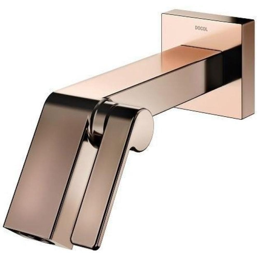 Torneira Para Lavatório De Parede Stillo Cobre Polido Docol