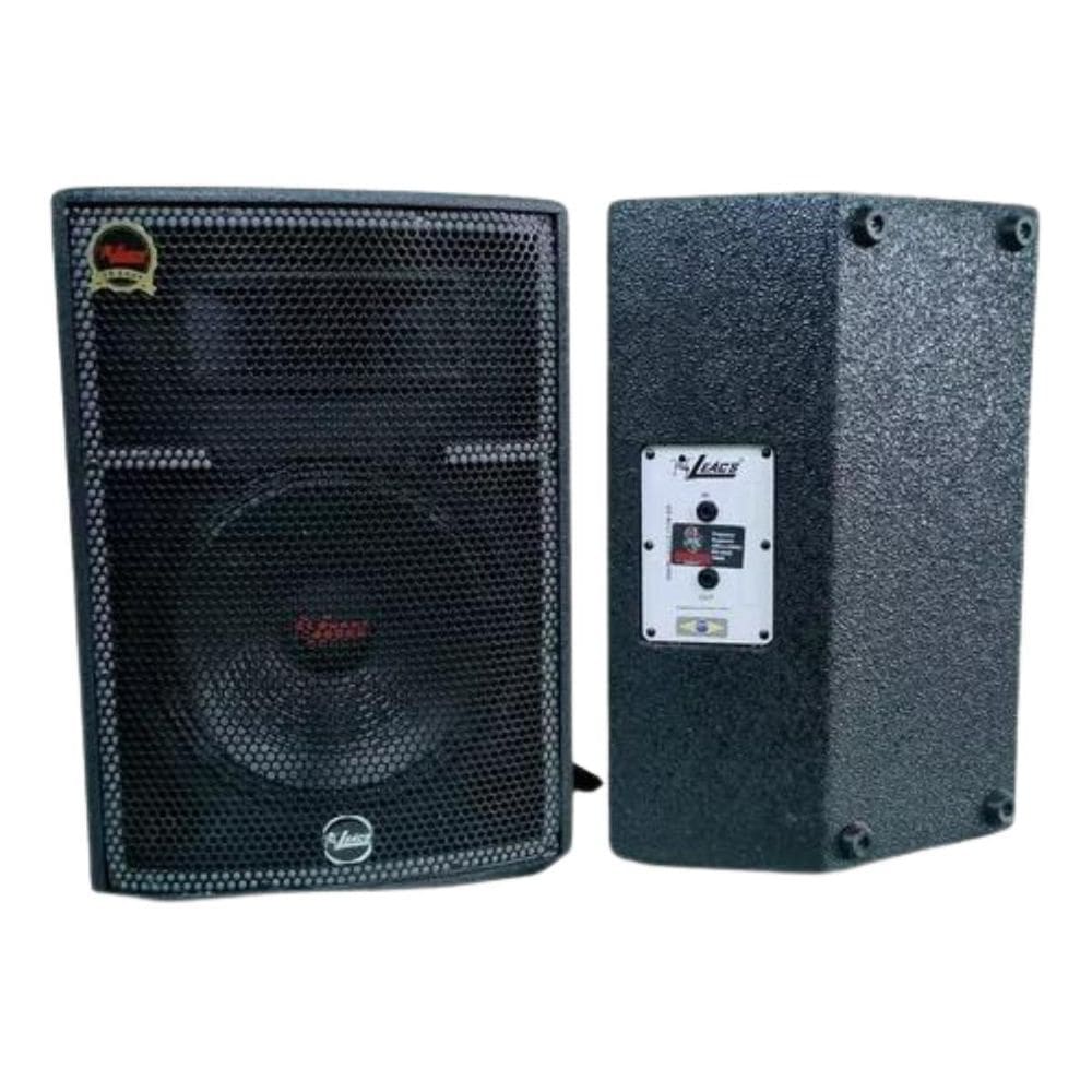 Par De Caixas De Som Fit 340 Ativa + Passiva 350W Rms Leacs
