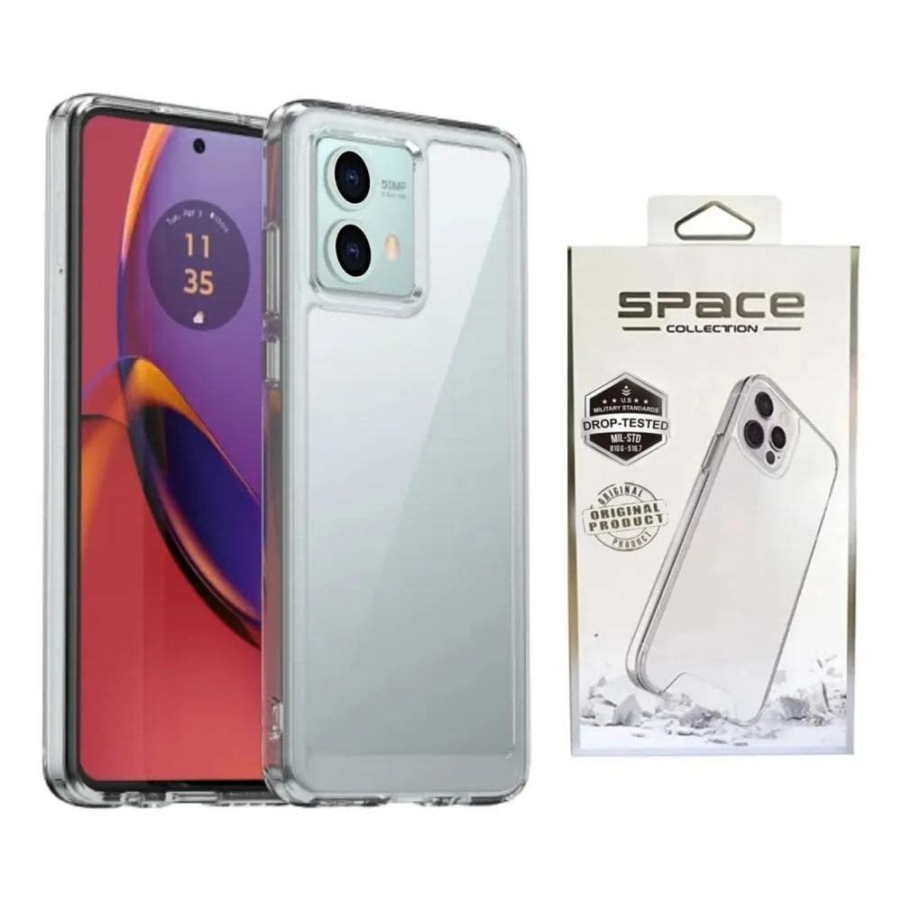 Capa Capinha Space Clear Compatível Com Motorola Moto G84 5G