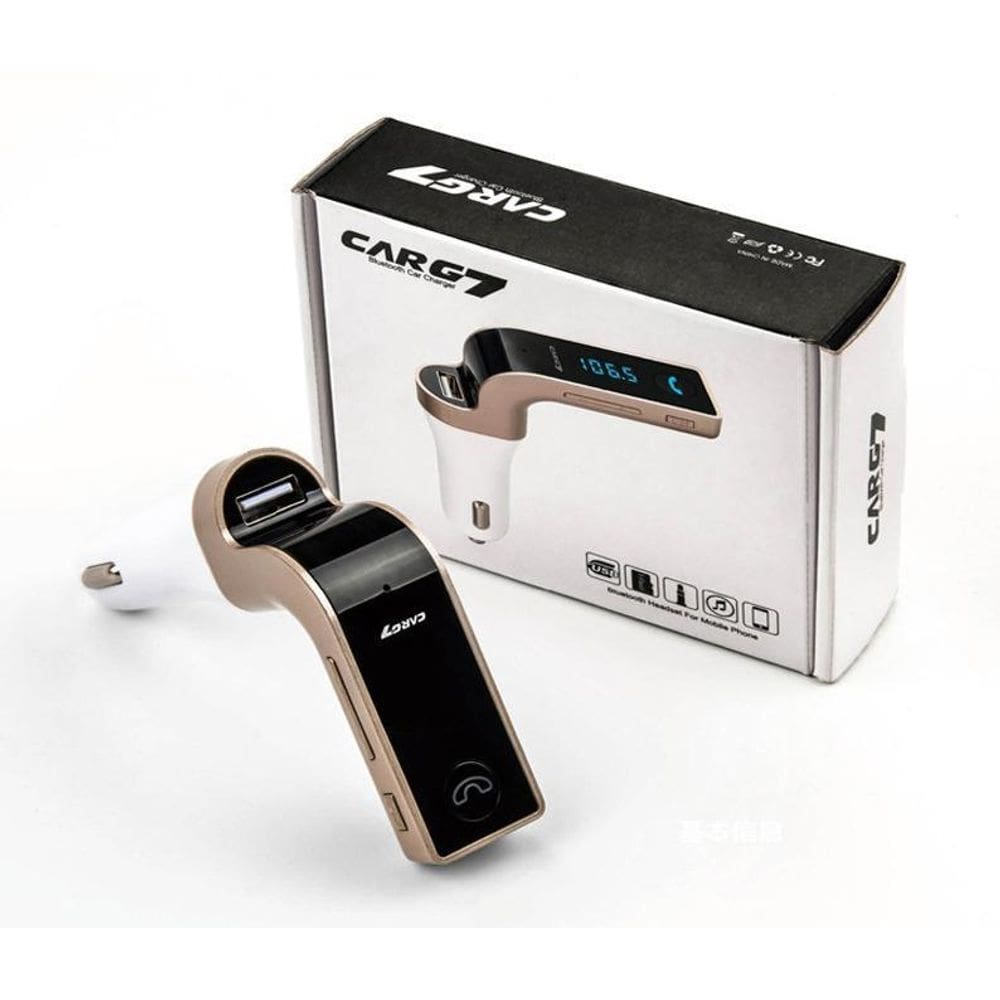 Transmissor Veicular Via Fm Bluetooth Mp3 Usb Pendr