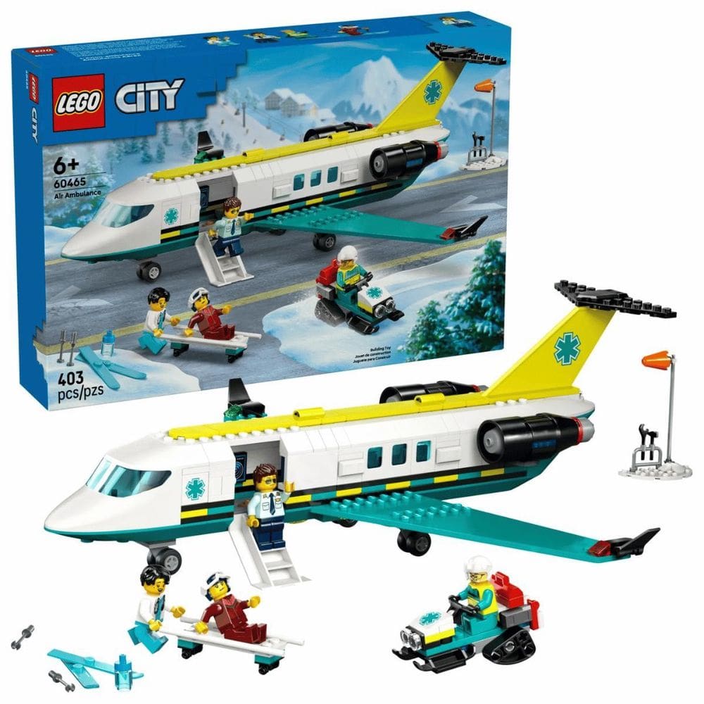 Lego City Ambulância Área De Emergência 403 Peças 6+ 60465
